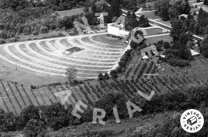 Sunset Auto Theatre - 1991 Vintage Aerial